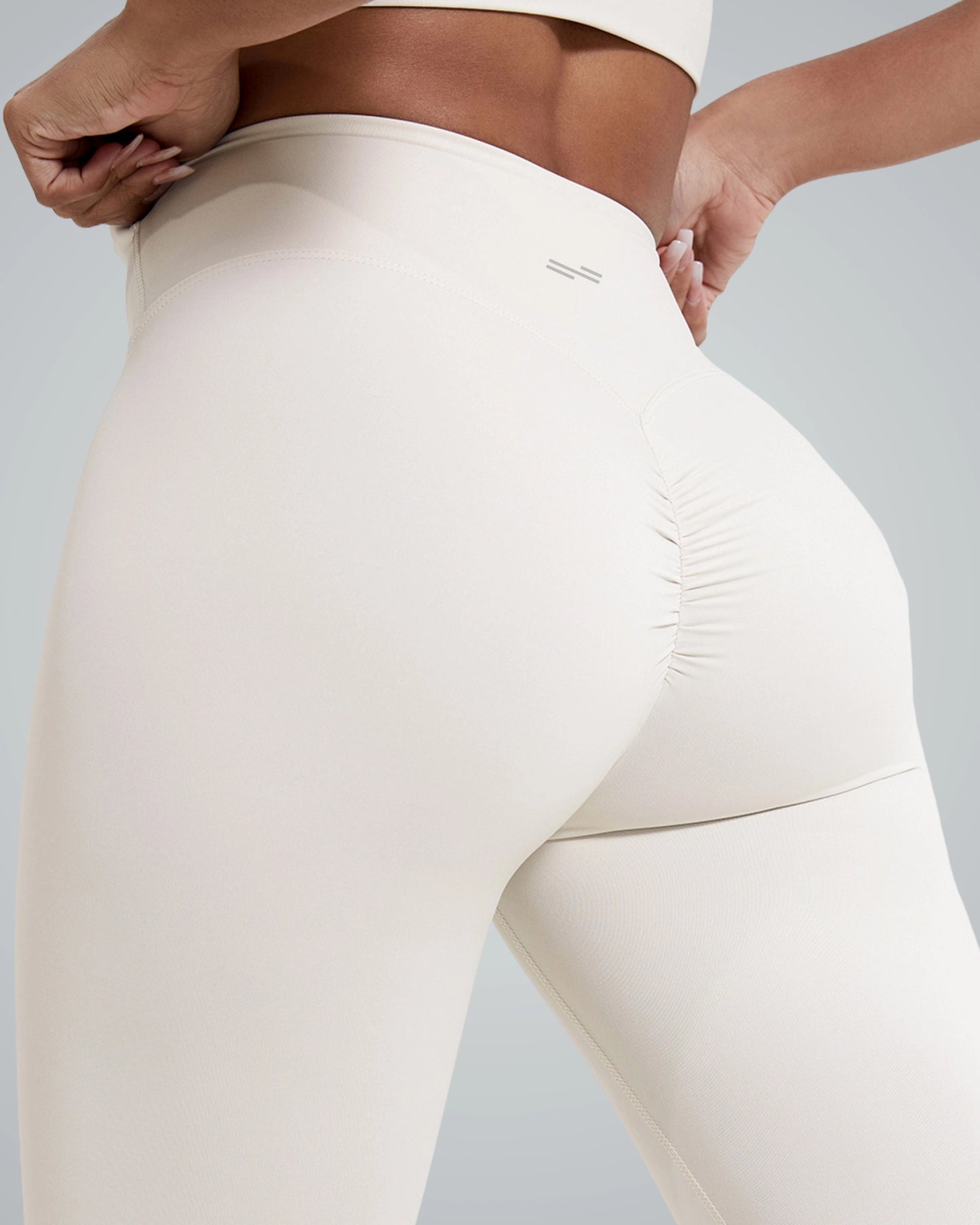 Bandsam Coral Crush Leggings showcasing high-rise, scrunch-back design for comfort, support, and flexibility in women’s activewear.