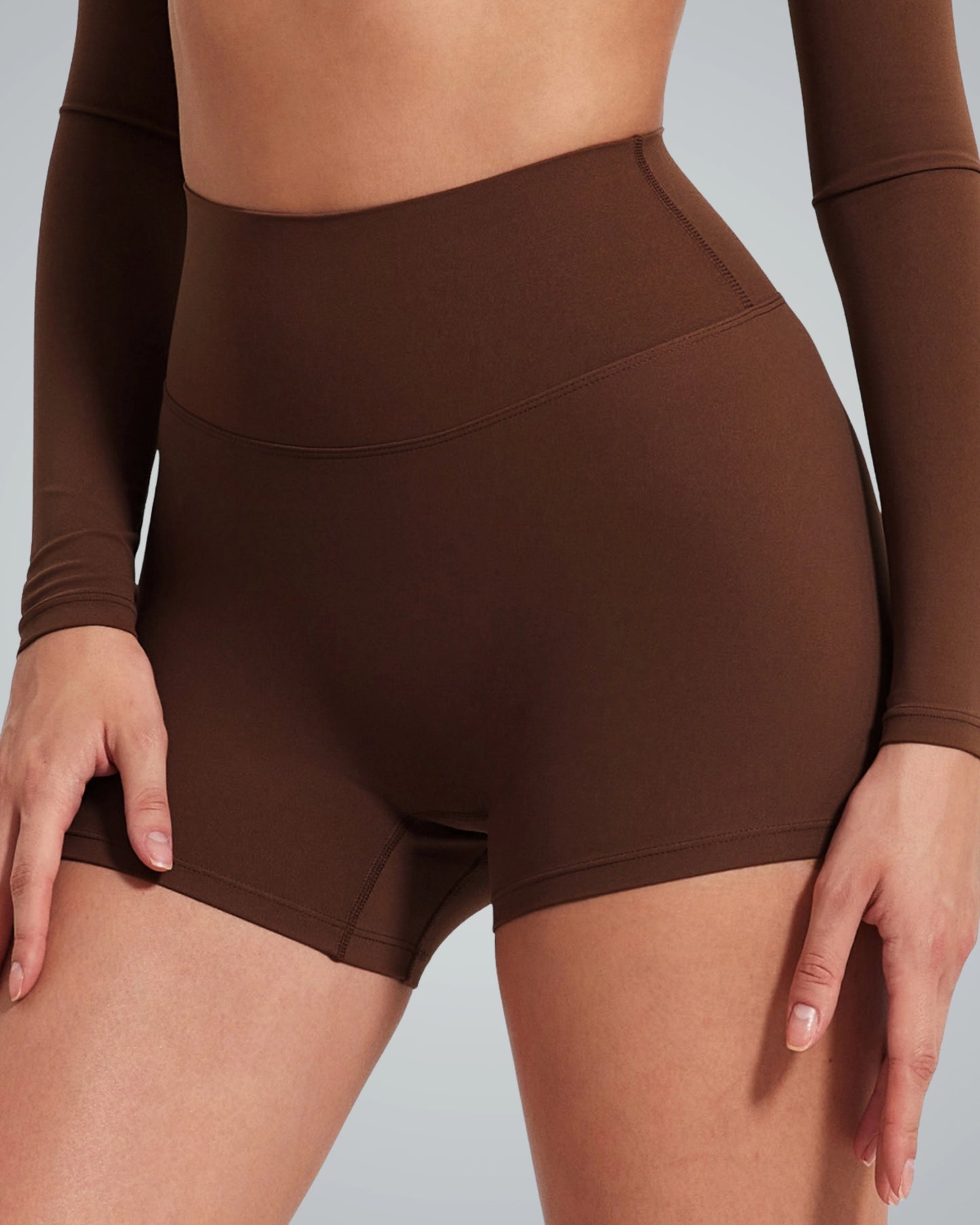 Bandsam CurveEnhance Shorts for women, showcasing stretch and comfort, perfect for yoga, pilates, workouts, and daily outings.
