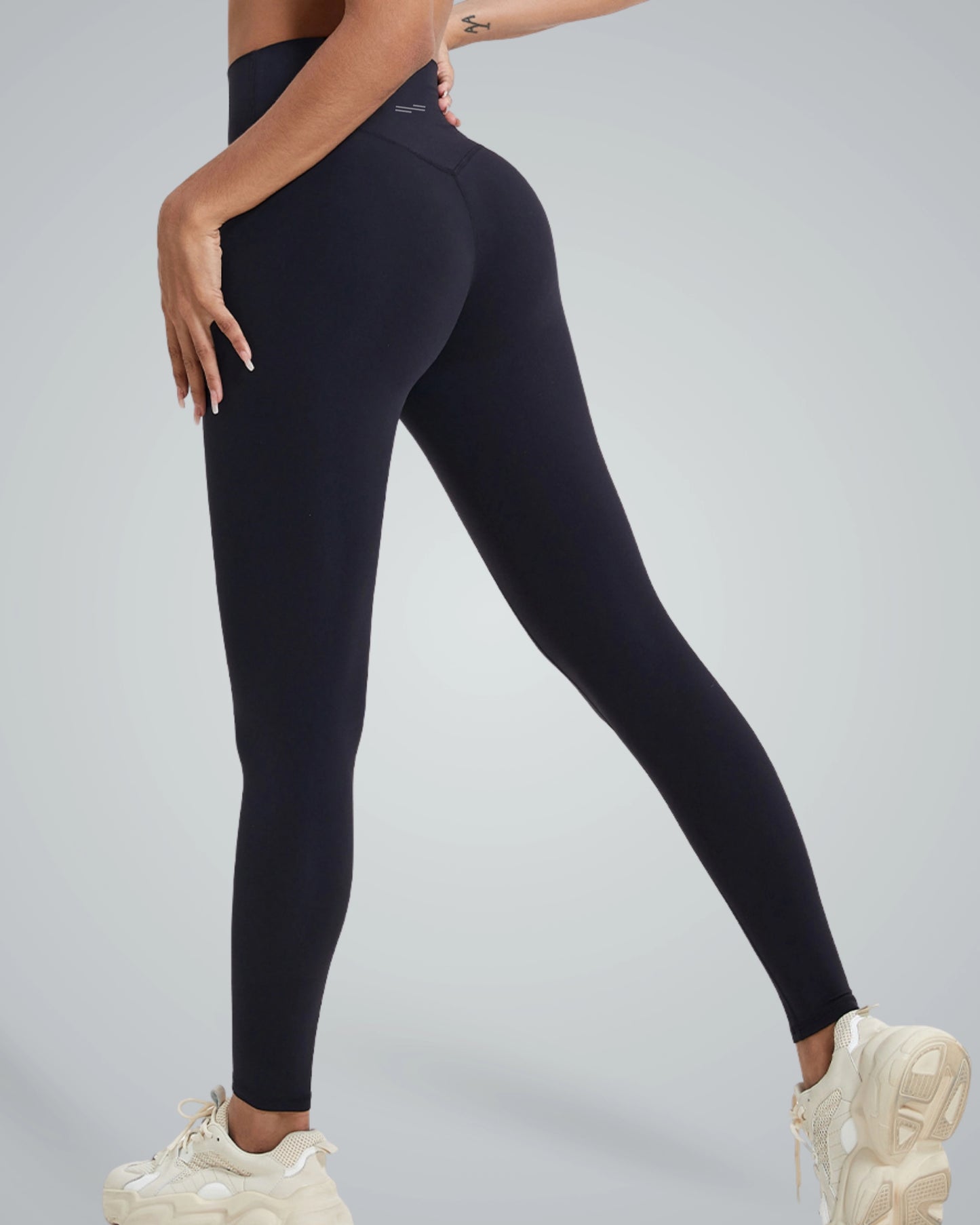 Bandsam CoreFit Leggings for women featuring high-rise stretch design, ideal for yoga, pilates, workouts, lounging, and outings.