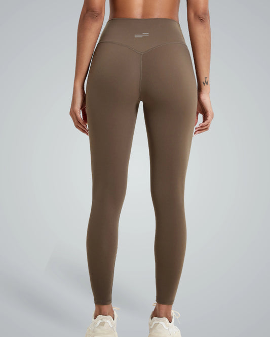 Bandsam CoreFit Leggings for women, high-rise, soft activewear with stretch for yoga, Pilates, lounging, and workout flexibility.