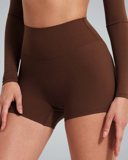 Bandsam CurveEnhance Shorts for women, showcasing stretch and comfort, perfect for yoga, pilates, workouts, and daily outings.