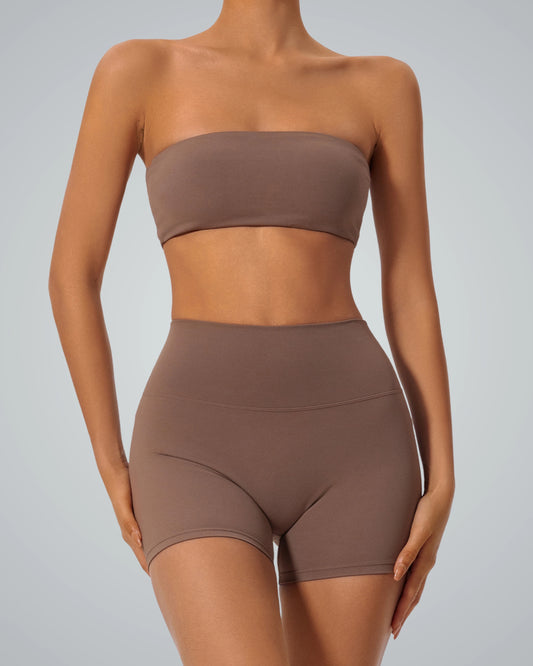 Bandsam LushBreeze Bra for women, strapless bandeau offering stretch, comfort, and support for activewear, yoga, and lounging.