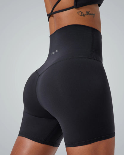 Bandsam SereneFit Shorts for women, ideal for yoga, pilates, or lounging. High waist, soft, stretchy, and supportive activewear.