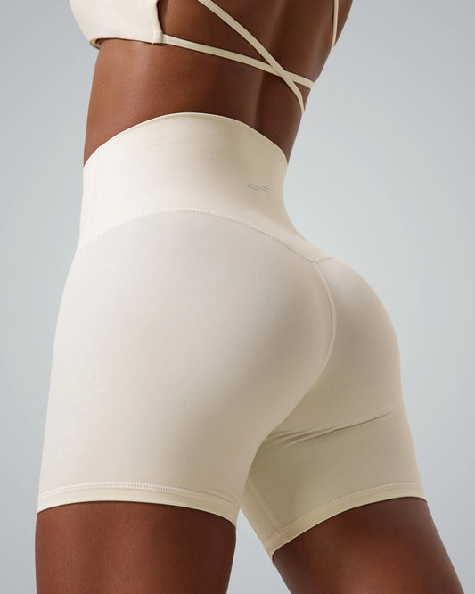 Bandsam SereneFit Shorts for women: high-waisted, snug fit, soft stretch fabric perfect for yoga, pilates, workout, and lounging.