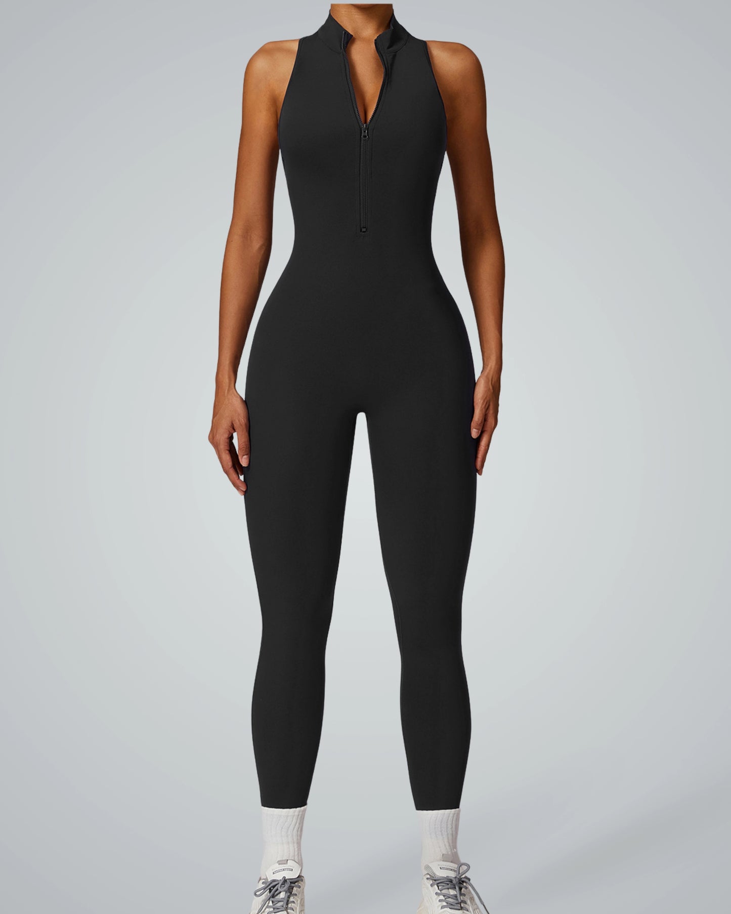 Bandsam VelocityVibe Jumpsuit for women, featuring stretch activewear design, ideal for yoga, pilates, and comfort lounging.