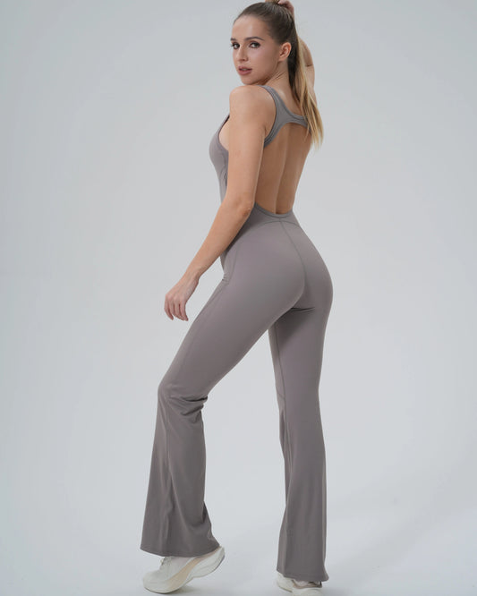 Bandsam VitalFlare Jumpsuit for women: stretch, soft, and flexible activewear ideal for yoga, pilates, relaxation, and outings.