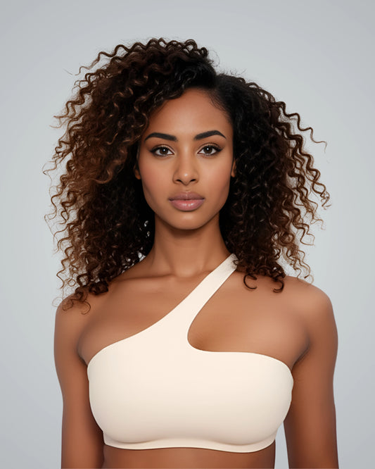 Bandsam Zenith Solo Bra for women, designed for stretch and comfort in activewear; ideal for yoga and workouts with soft material.
